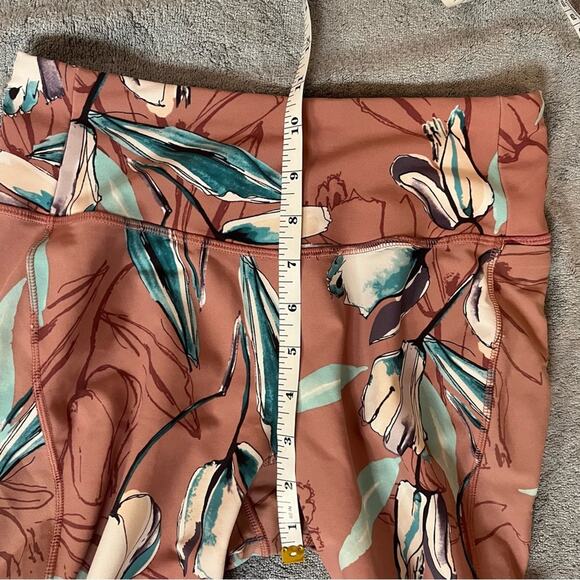 CALIA by Carrie Underwood Pink Floral Energize 7/8 Active Leggings Size Small - Picture 8 of 10
